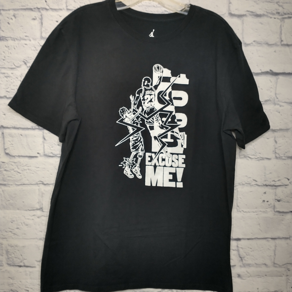 Nike Jordan Graphic Black T-shirt Size Large